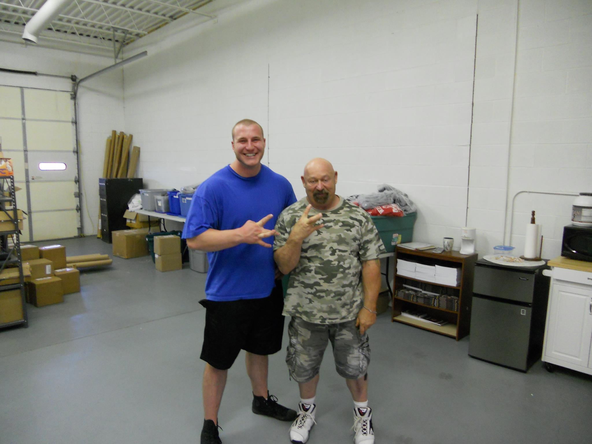 Craig with Louie Simmons